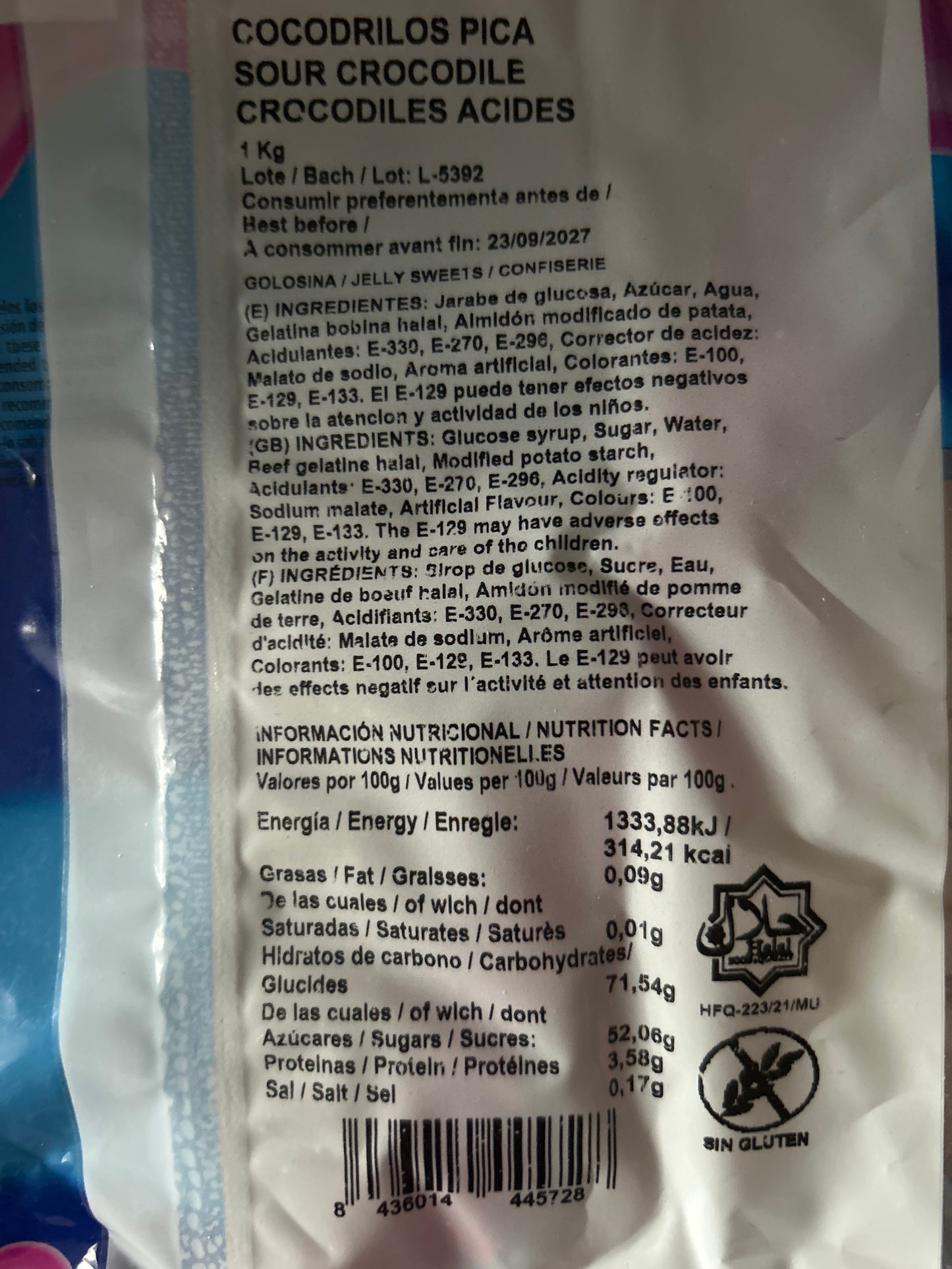 đ Crocodiles SucrĂ©s Dulceplus - 100g