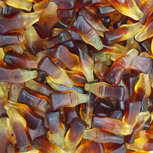 Bouteilles Cola Lisses – Bonbons Gélifiés Halal – Dulceplus – 100g