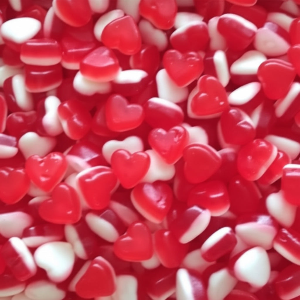 Coeur fraise crème lisse - 100g