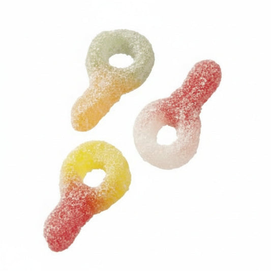 Tétines Acidulées Fruitées – Bonbons Gélifiés Halal – Frisia – 100g