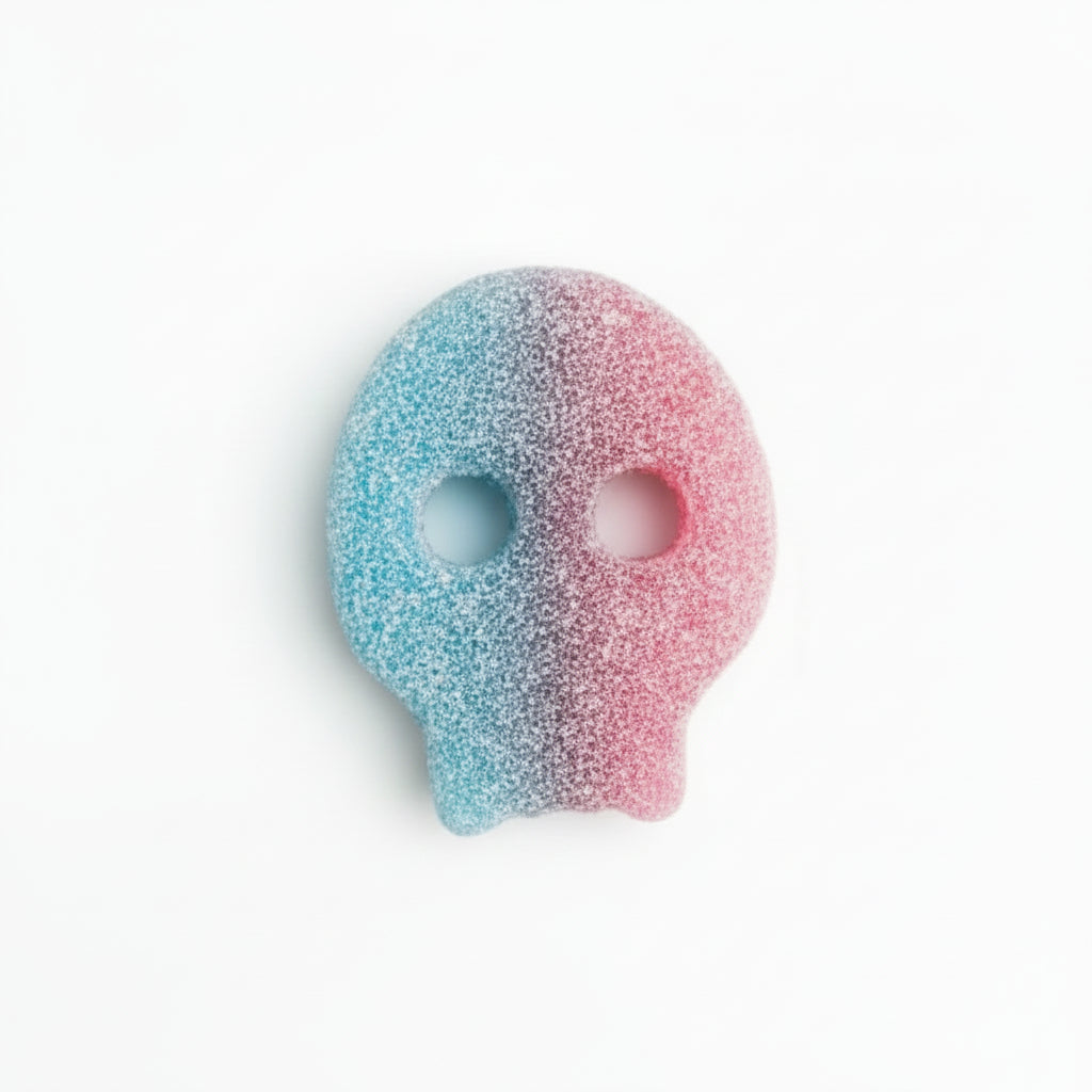 Lollywood Crâne saveur  Bubble-gum Acidulé 100g