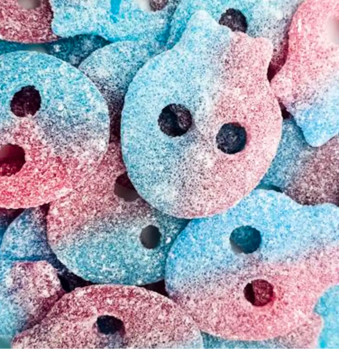 Lollywood Crâne saveur  Bubble-gum Acidulé 100g