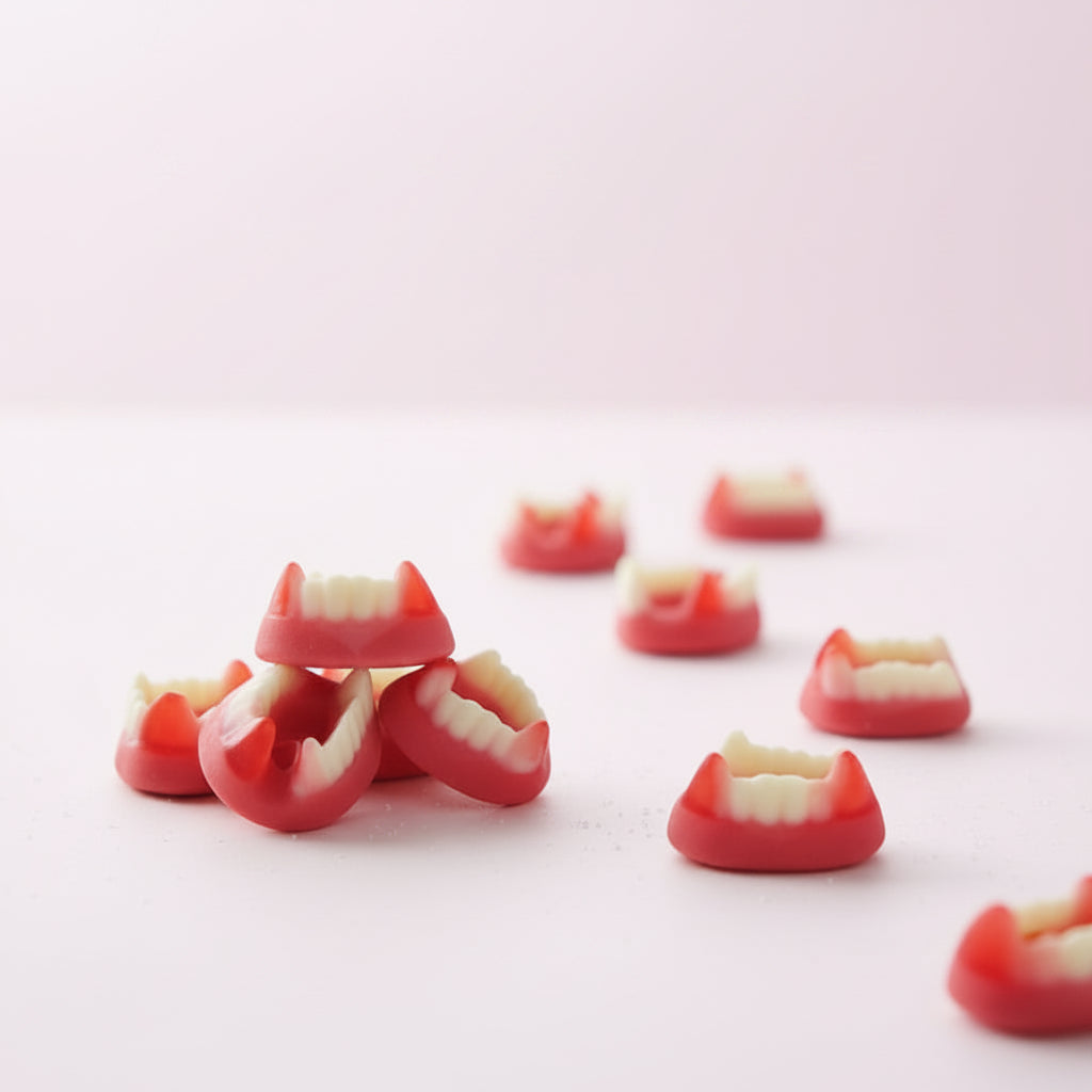 Dents de Vampire Saveur Fraise – Bonbons Gélifiés – Trolli – 100g