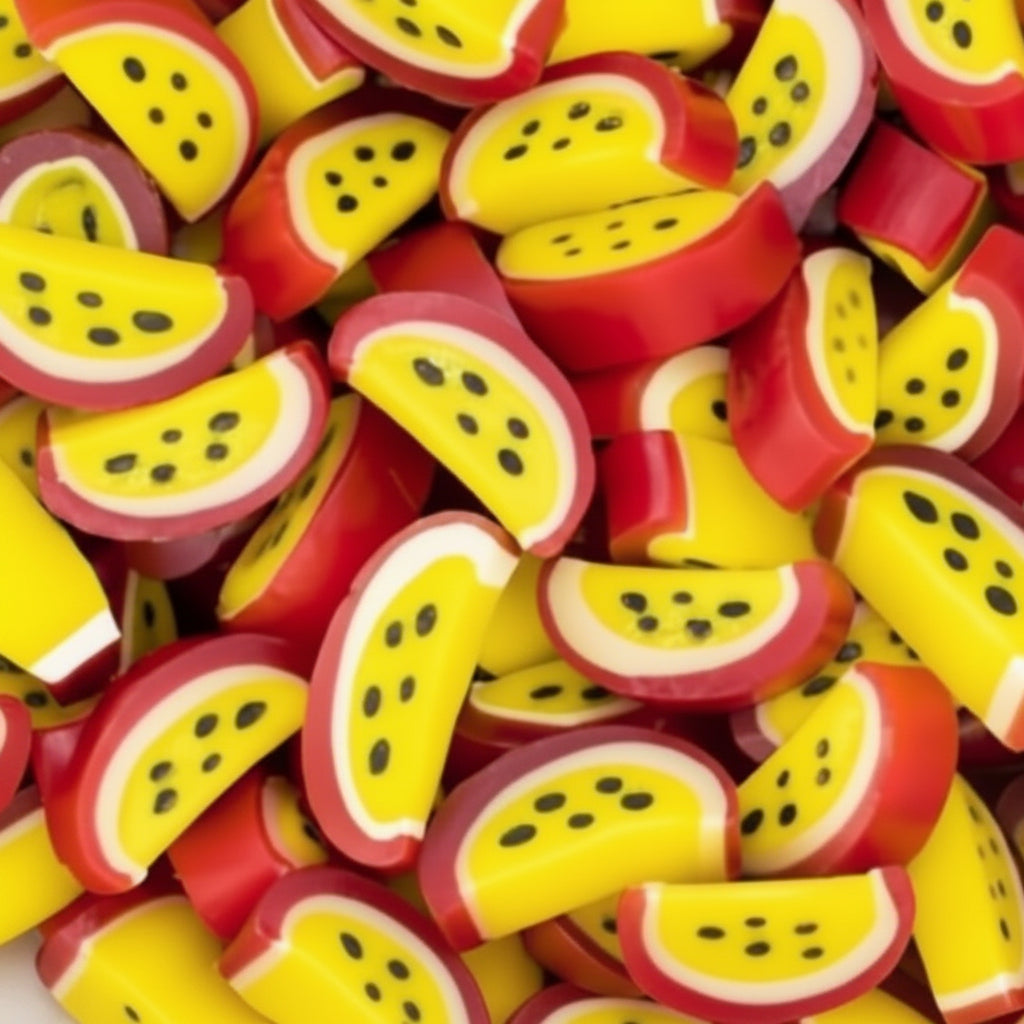 Tranches Fruits de la Passion Tutti Frutti – Bonbons Gélifiés – 100g