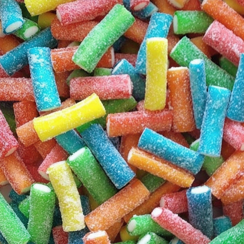 Mini Câbles Sucrés Saveur Fruité – Bonbons Gélifiés Halal – Dulceplus – 100g