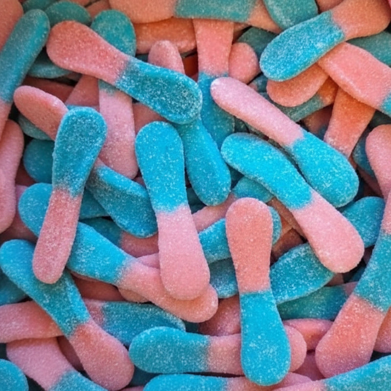 Langues Acidulées Saveur Bubble Gum – Bonbons Gélifiés Halal – 100g