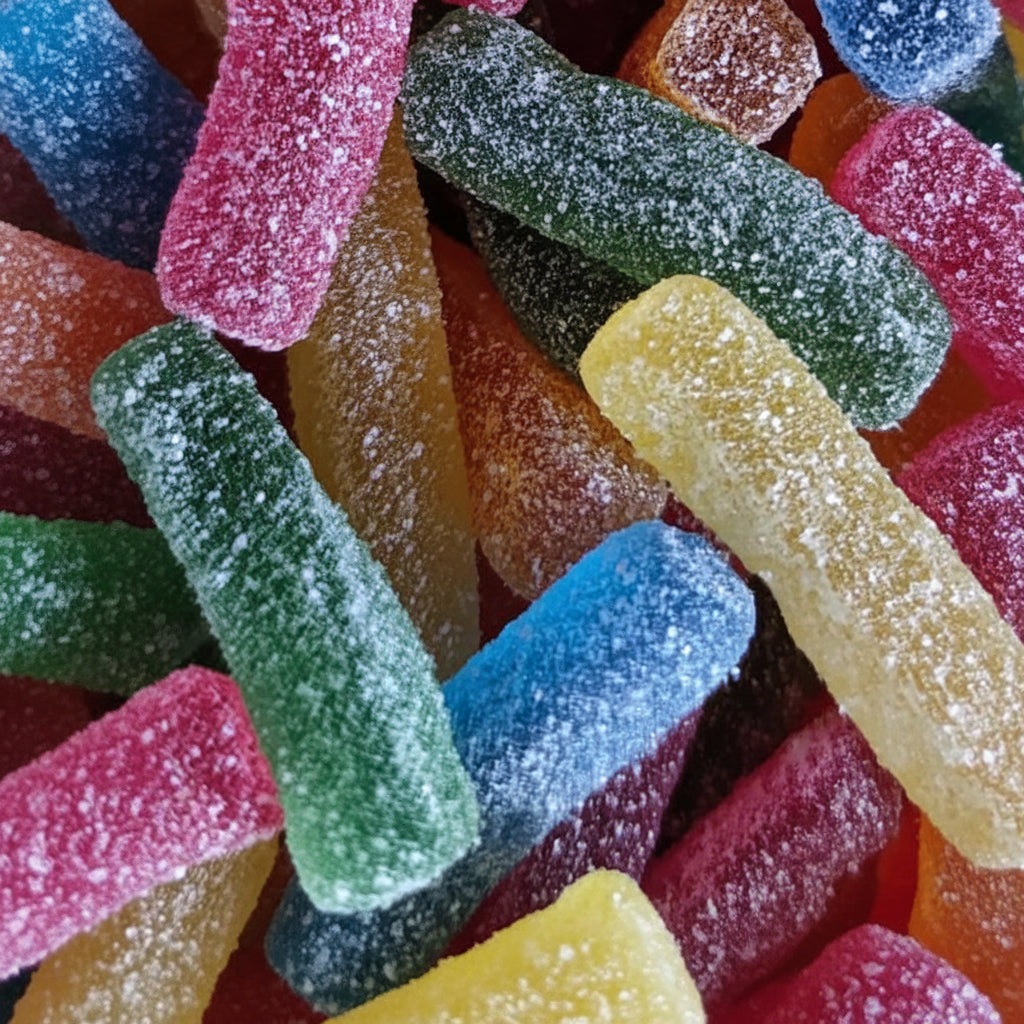 Frites Sucrées Saveur Fruité – Bonbons Gélifiés – 100g