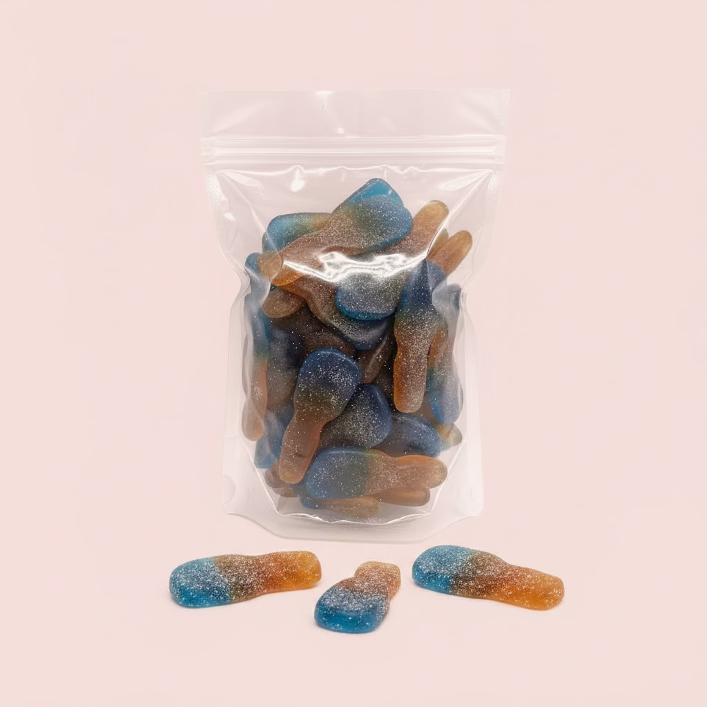 Pinceaux lisse saveur cola framboise - 100g