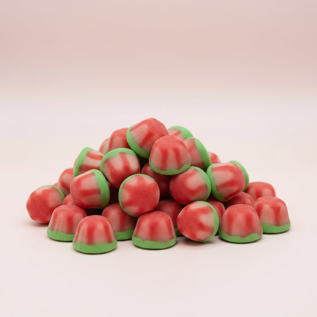 Bisous Twisty Pastèque – Bonbons Gélifiés Halal – Dulceplus – 100g