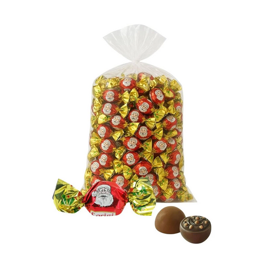 Papillotes en chocolat au lait fourrées pâte à tartiner x5