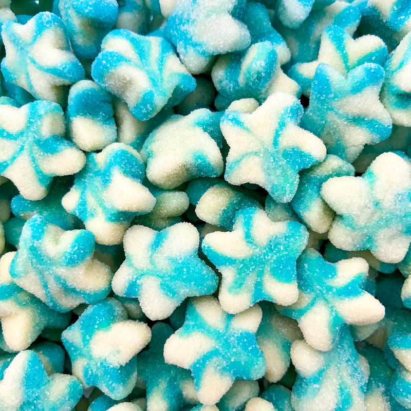 Étoiles Twist Framboise Sucrées – Bonbons Gélifiés Halal – Dulceplus – 100g