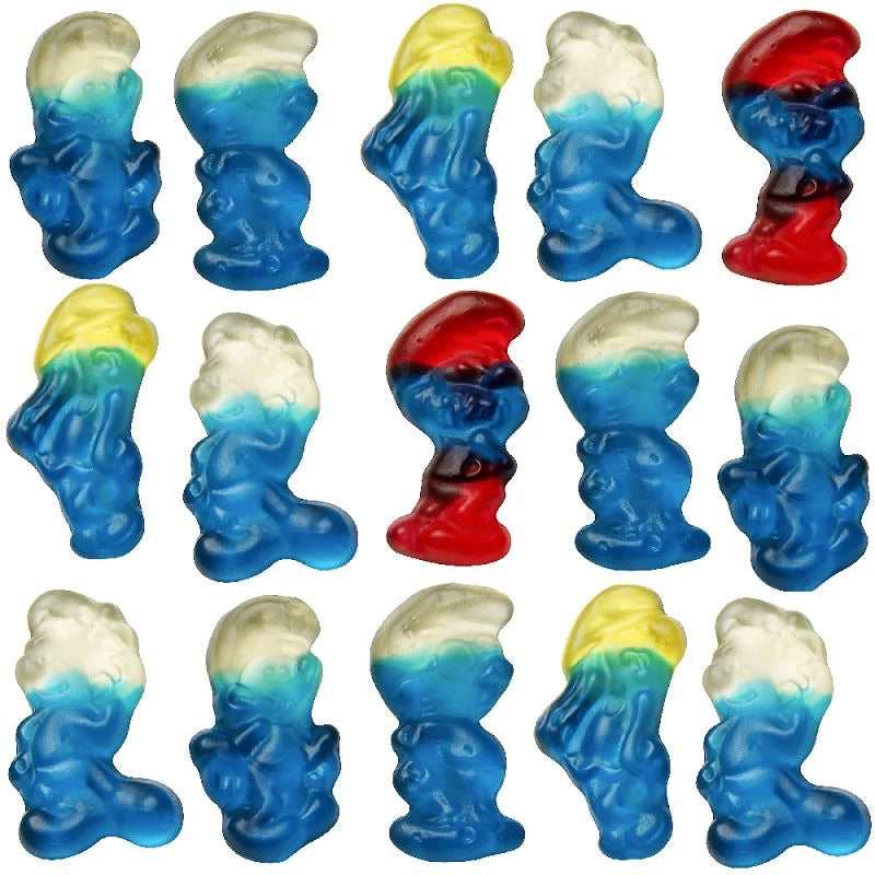 Schtroumpfs Lisses Saveur Fruité – Bonbons Gélifiés – Haribo – 100g