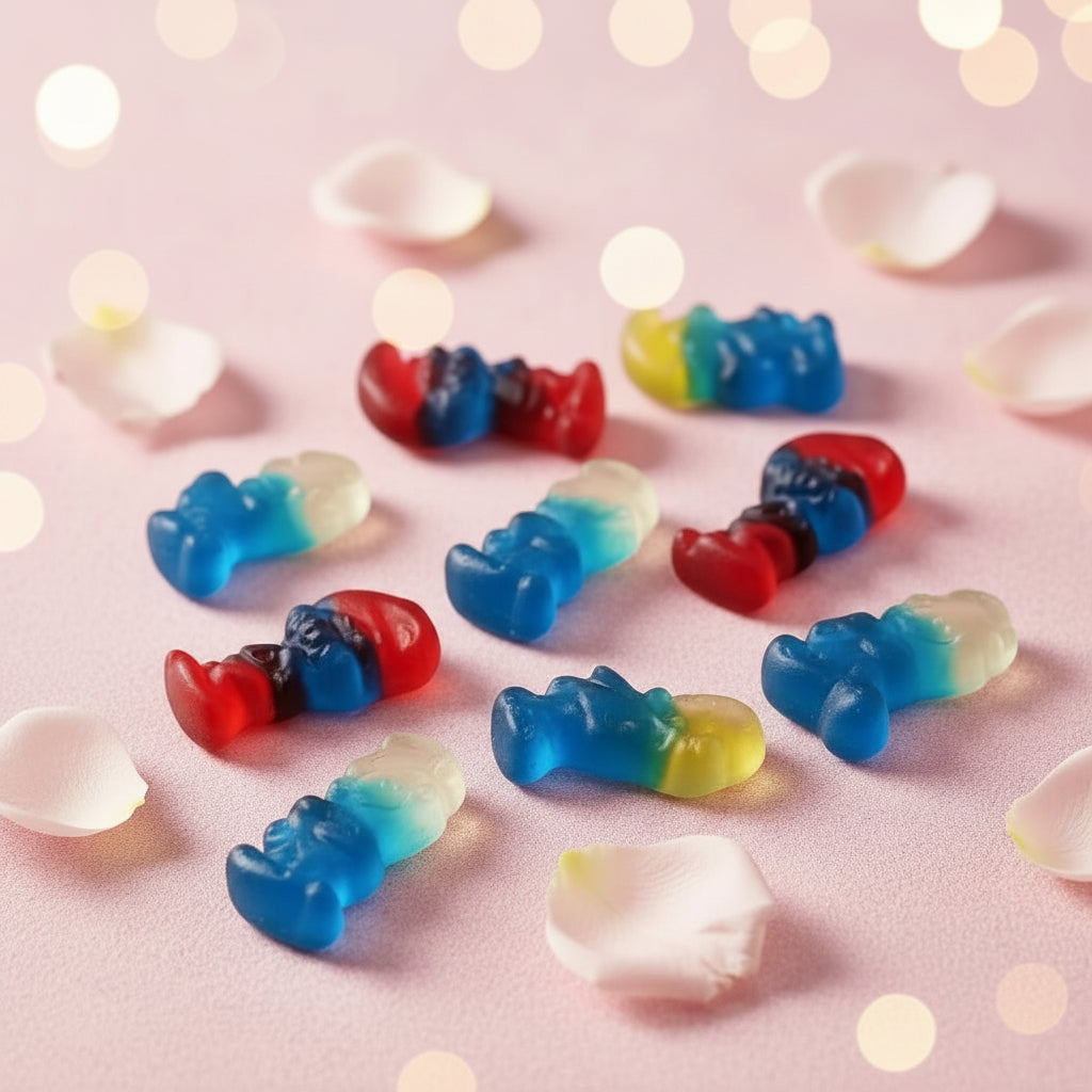 Schtroumpfs Lisses Saveur Fruité – Bonbons Gélifiés – Haribo – 100g