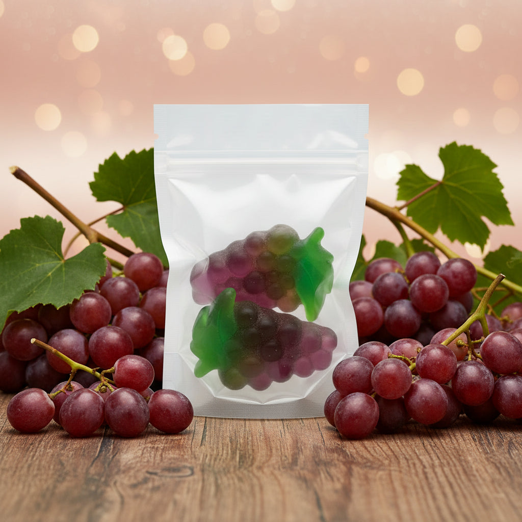 Grappe de Raisin Maxi – Bonbon Gélifié Brillant 100g