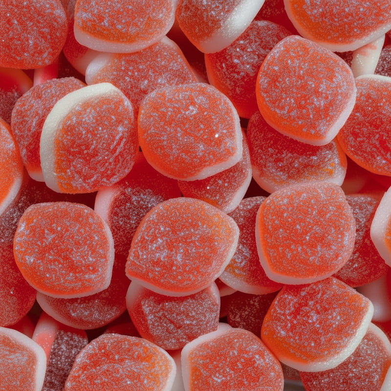 Pêche Fourrée Halal Sans Gluten – Bonbon Moelleux – 100g