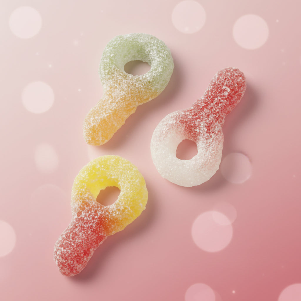 Tétines Acidulées Fruitées – Bonbons Gélifiés Halal – Frisia – 100g