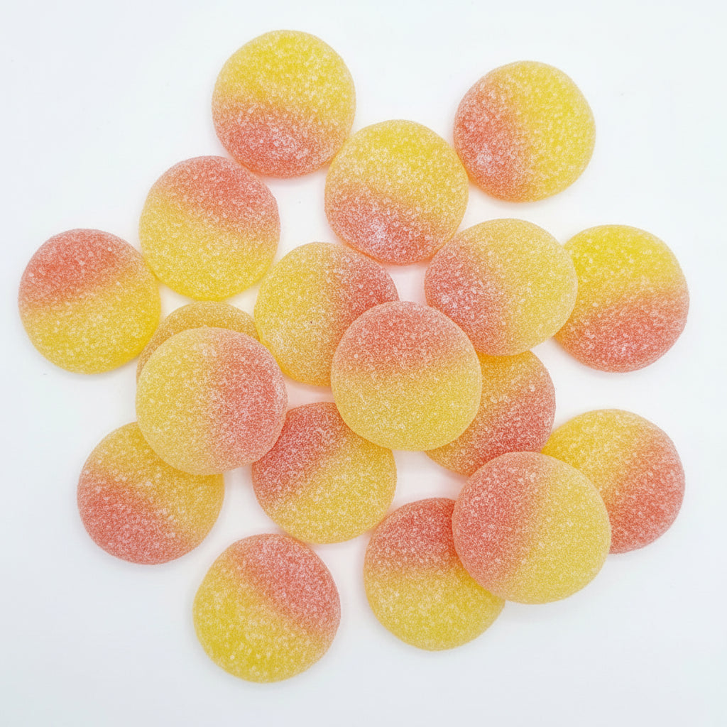 Pêche Citrique – Bonbons Acidulés Tendres – Frisia – 100g
