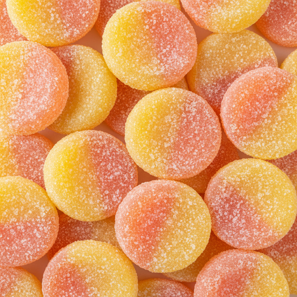 Pêche Citrique – Bonbons Acidulés Tendres – Frisia – 100g