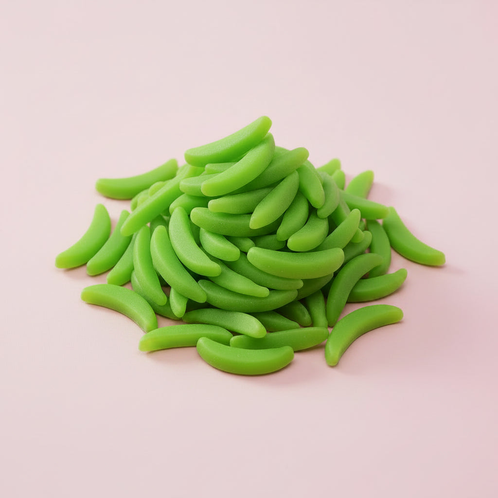Bananes Vertes Sucrées – Bonbons Gélifiés Halal – Dulceplus – 100g