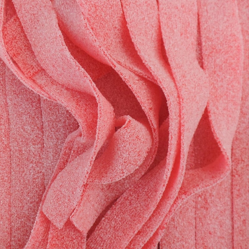 Bandos Acidulés Saveur Fraise – Rubans Gélifiés Halal – x10