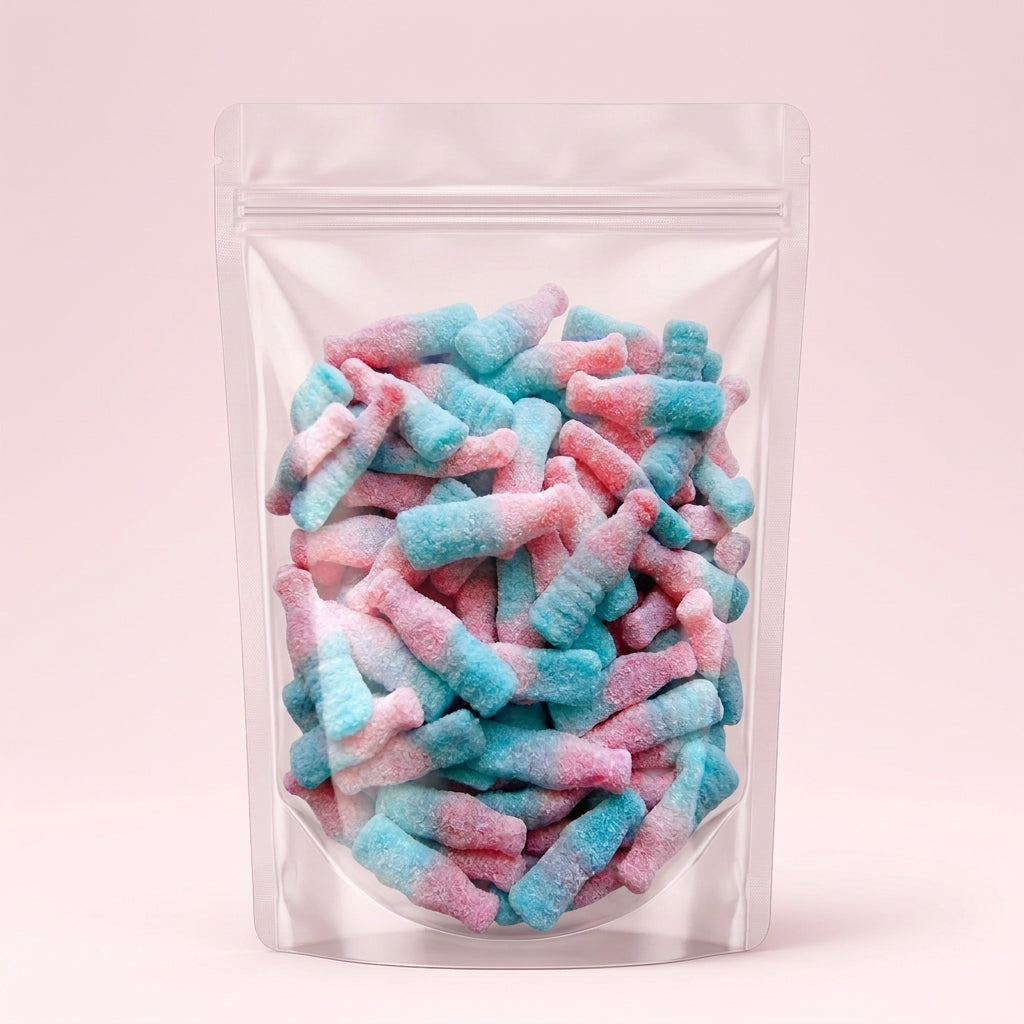 Bubblizz original bouteilles acidulées au goût bubble-gum ! 100g