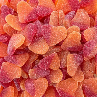 Cœurs Pêche Sucrés – Bonbons Gélifiés Halal – 100g