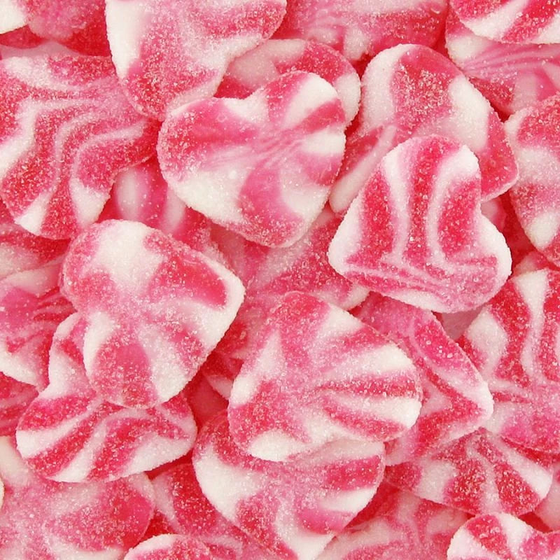 Cœur Crémeux Twist Sucré – Bonbons Gélifiés Halal – Dulceplus – 100g