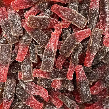 Bouteilles Cherry Cola Citrique – Bonbons Gélifiés Halal – Dulceplus – 100g