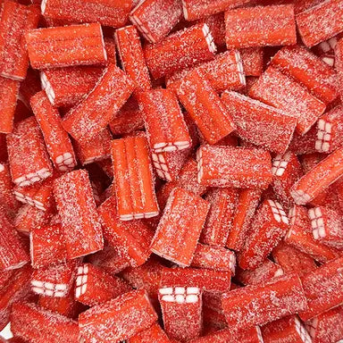 Briques Fraises Acidulées – Bonbons Gélifiés Halal – Dulceplus – 100g