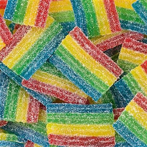 Miami Pik Bandeaux Acidulés Multi-Fruits – Bonbons – Haribo – 100g