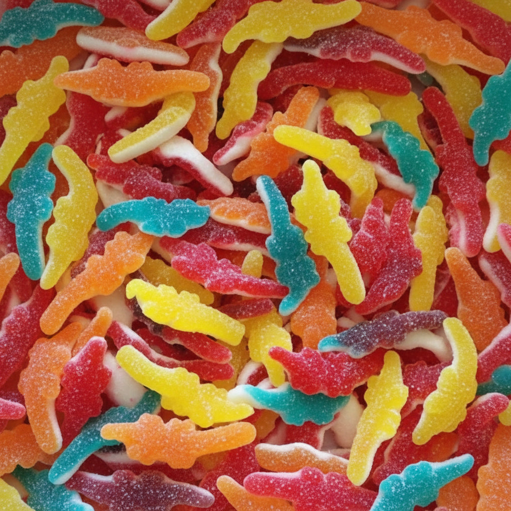 Crocodiles Sucrés Fruités Halal – Bonbons Gélifiés – 100g