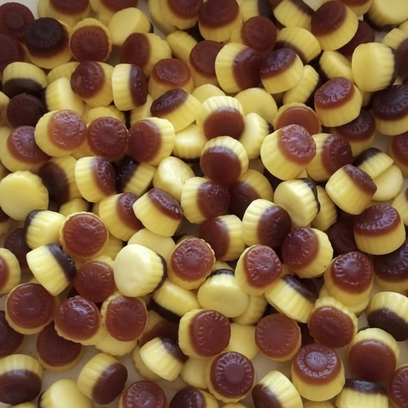 Flans Lisses Saveur Caramel – Bonbons Gélifiés Halal – Dulceplus – 100g