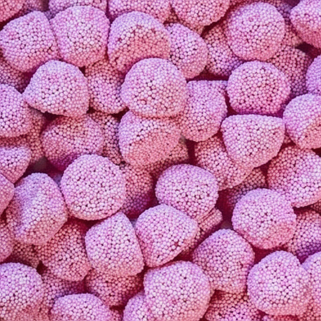 Mûres Perlées Saveur Fraise – Bonbons Gélifiés Halal – Dulceplus – 100g