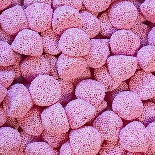 Mûres Perlées Saveur Fraise – Bonbons Gélifiés Halal – Dulceplus – 100g