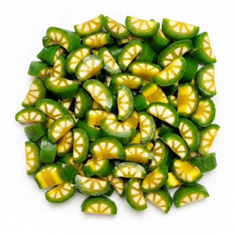 Tranches de Citron Gélifiées Acidulées – Bonbons Fruités – 100g