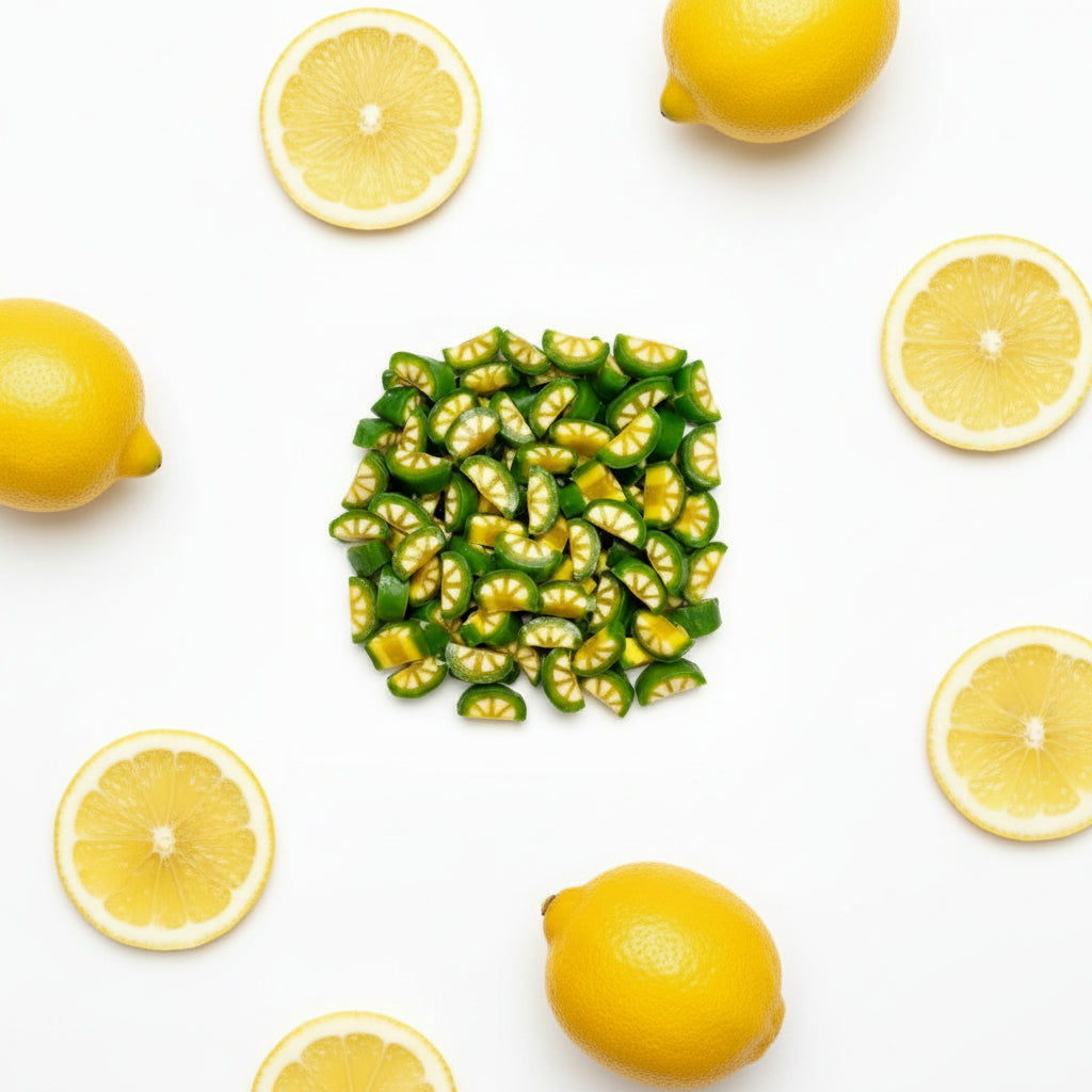 Tranches de Citron Gélifiées Acidulées – Bonbons Fruités – 100g